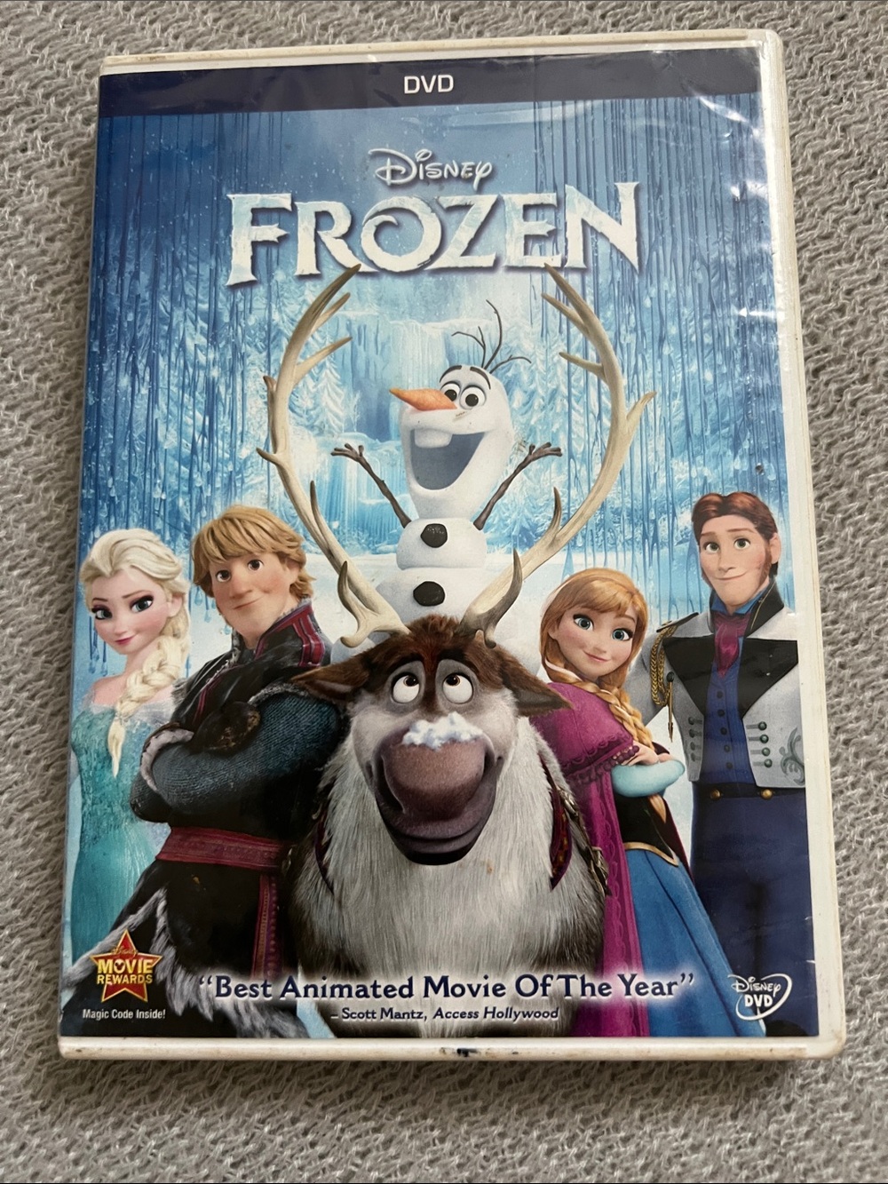 Disney Frozen DVD Movie in original case Elsa and the gang